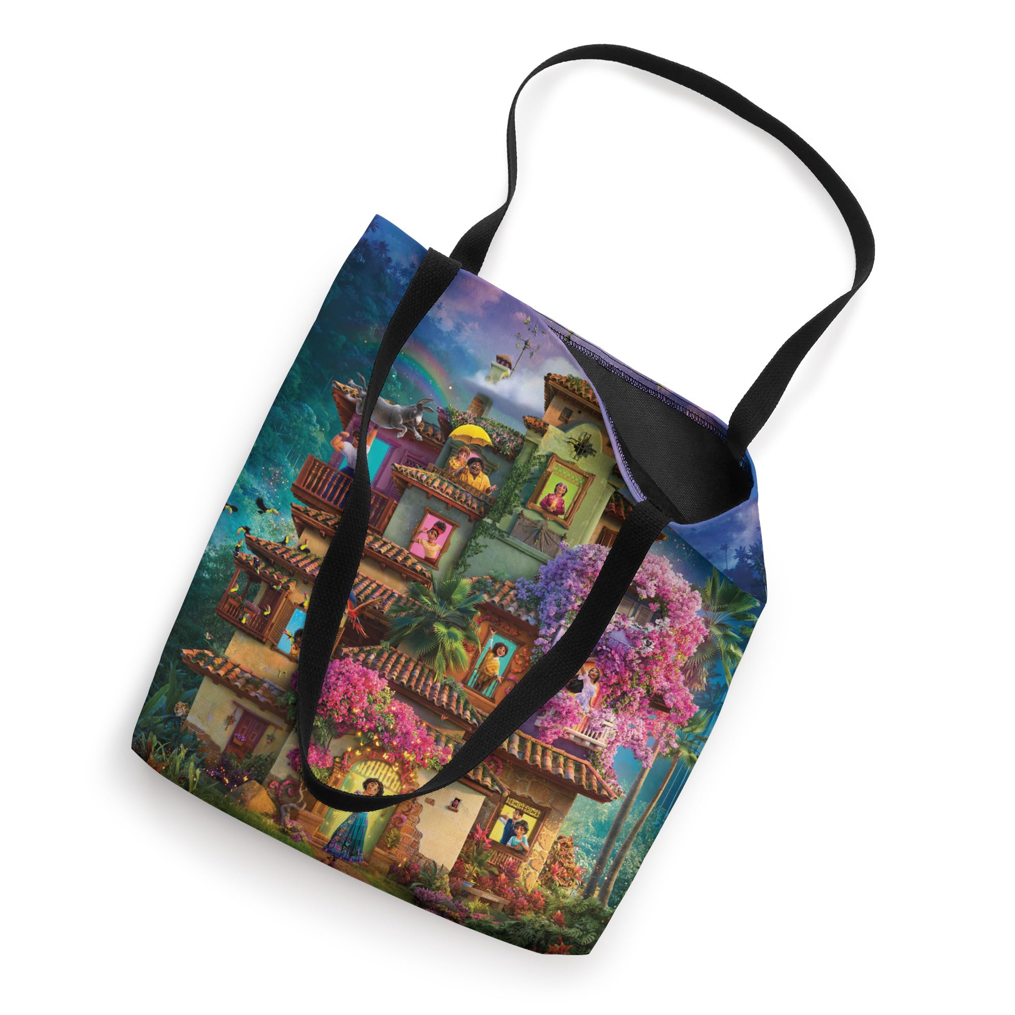 Disney Encanto Magical Casa Madrigal Tote Bag - Cute Disney Gift for Kids & Adults - Perfect for School, Shopping & Disney Trips