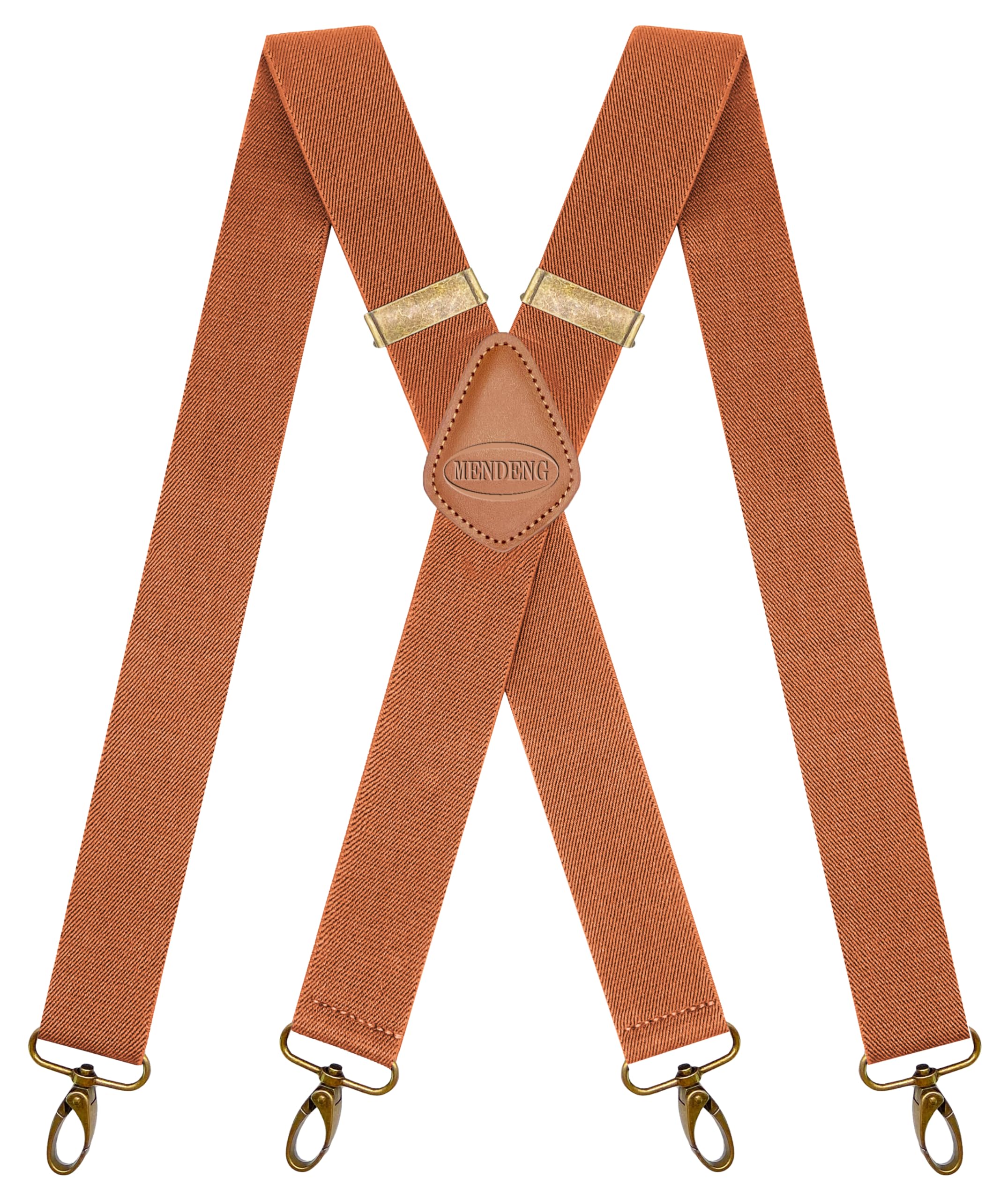 Premium Heavy Duty Suspenders for Men with Swivel Hooks - Adjustable X-Back Retro Style Suspenders - Perfect for Formal Wear, Work Attire & Vintage Fashion
