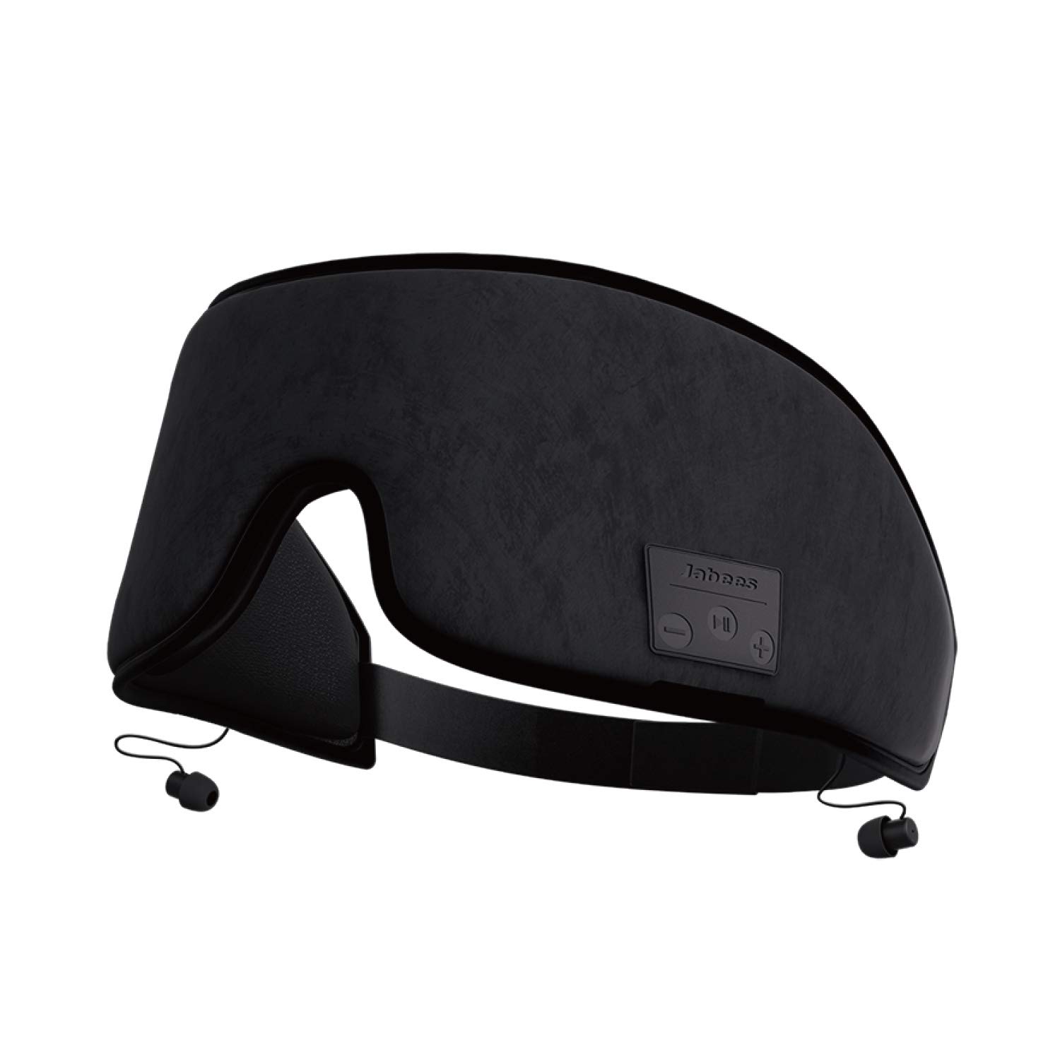 Jabees Serenity Sleep Headphones Wireless Bluetooth 5.0 - Soft Sleeping Eye Mask with Built-in Light Blocking Earbuds for Music, Audiobooks, Air Travel, Yoga, Meditation & Relaxation - Perfect for Nighttime Use, Travel Comfort & Stress Relief
