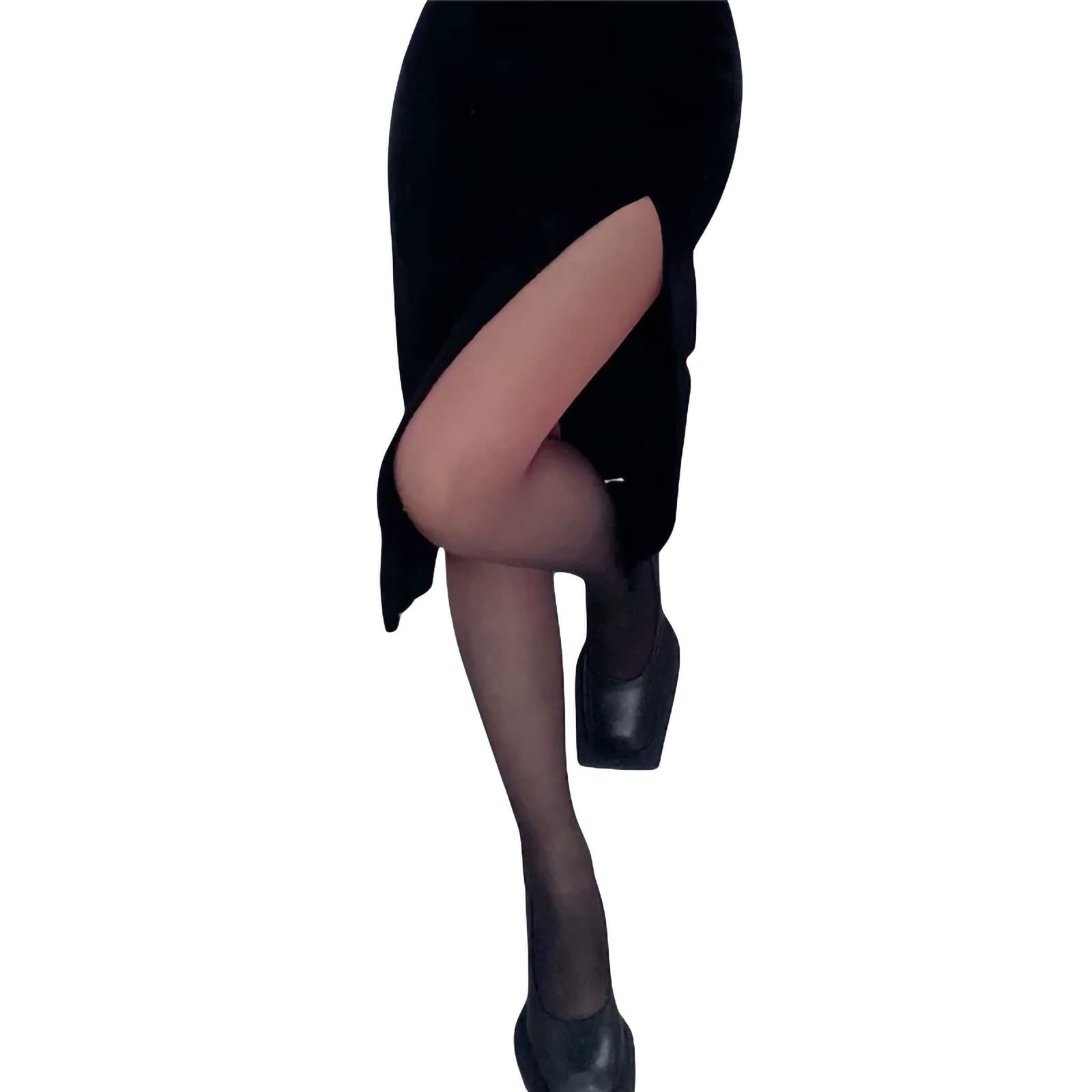 NIKDUCK 2023 New Sexy Gradient Stockings | Y2K Sheer Pantyhose | Gothic Halloween See-Through Stockings for Women | Perfect for Cosplay, Parties & Night Out