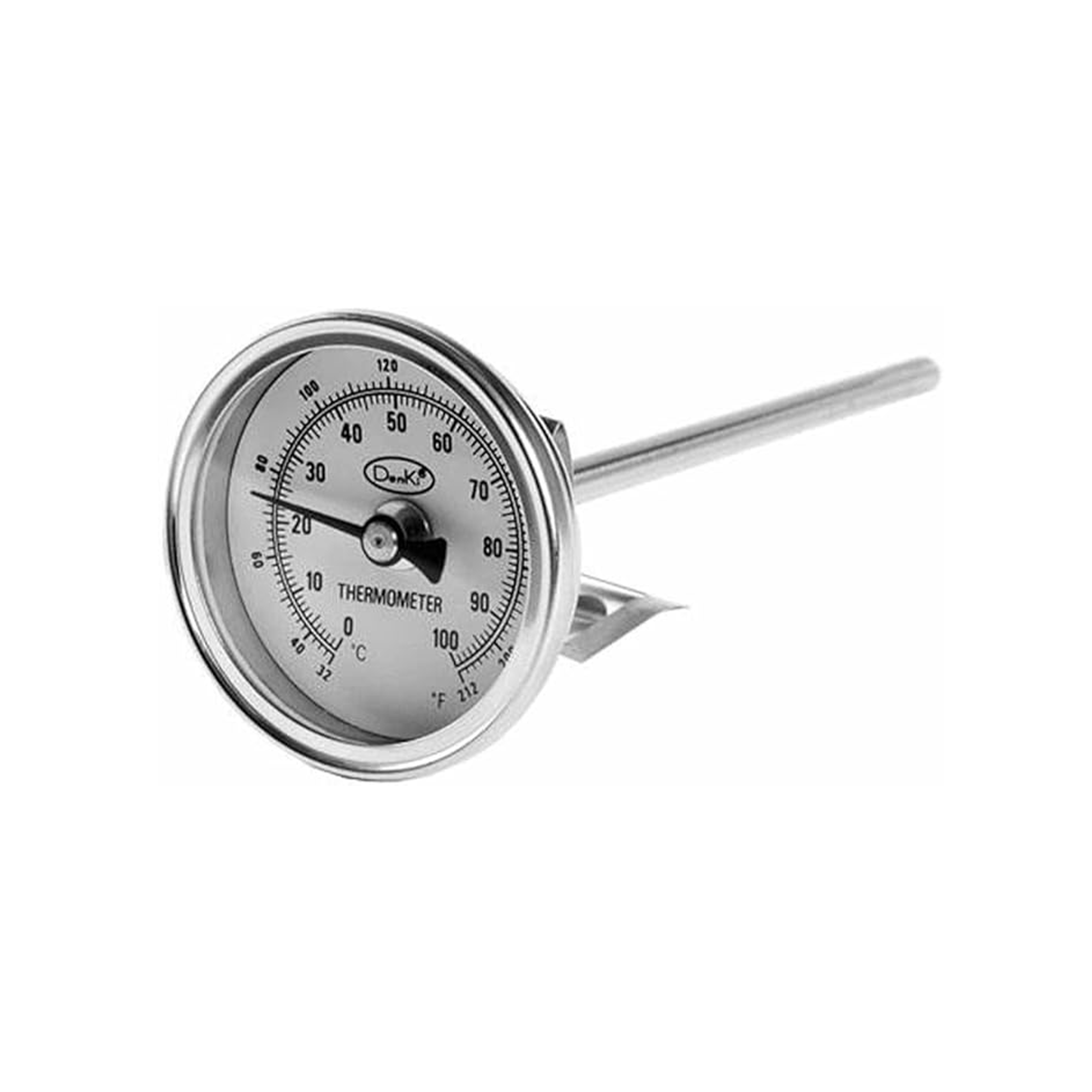 Dot Line 2 Dial Thermometer - Dual Temperature Gauge for Indoor/Outdoor Use - Perfect for Home, Greenhouse, and Aquarium Monitoring