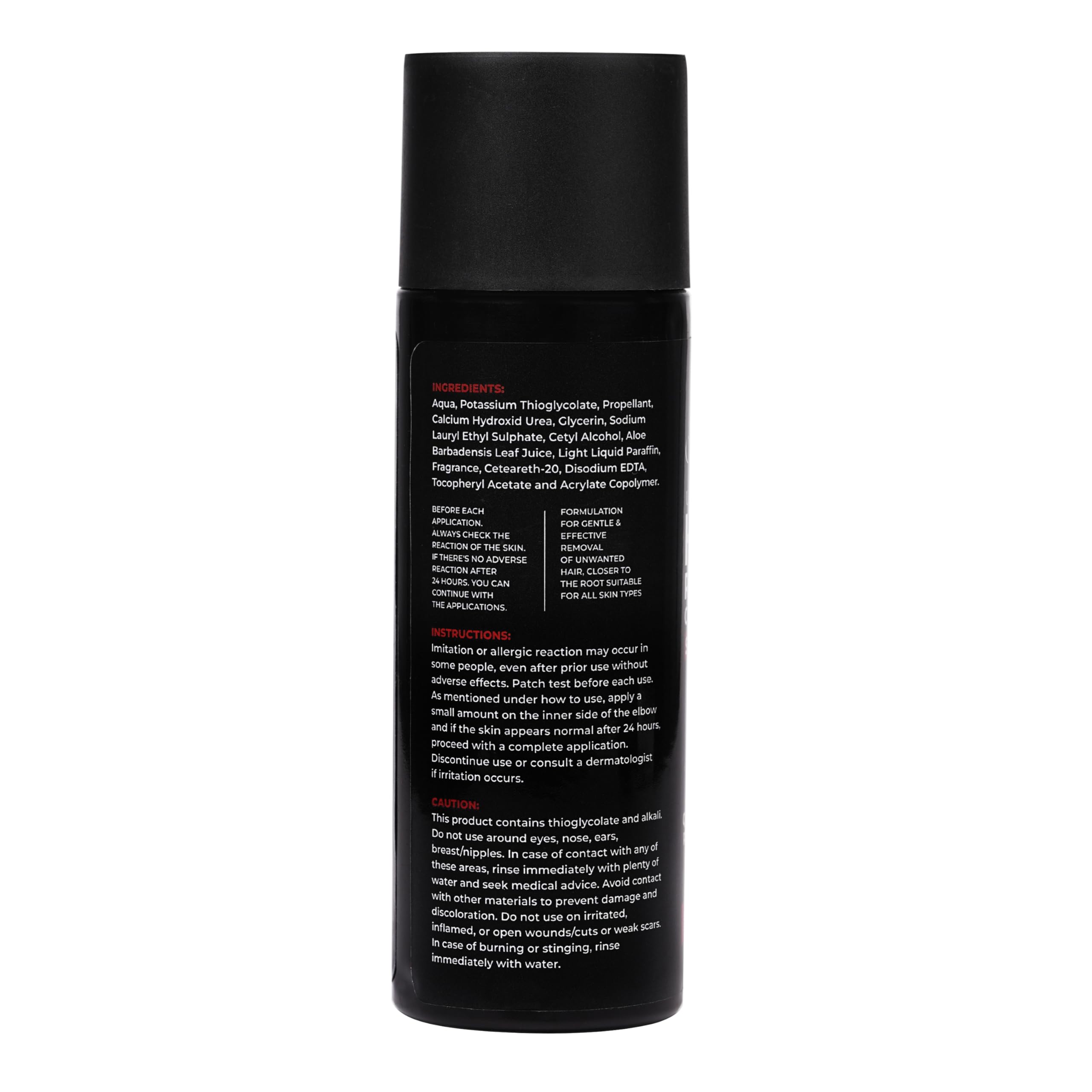 CALM & CLEAN Painless Hair Removal Spray for Women & Men - 200ml | Non-Toxic Depilatory Cream for Chest, Legs & Underarms | Enriched with Aloe Vera & Vitamin E | Gentle & Effective Body Hair Removal | Perfect for Smooth Skin at Home, Gym or Beach | Pack of 1