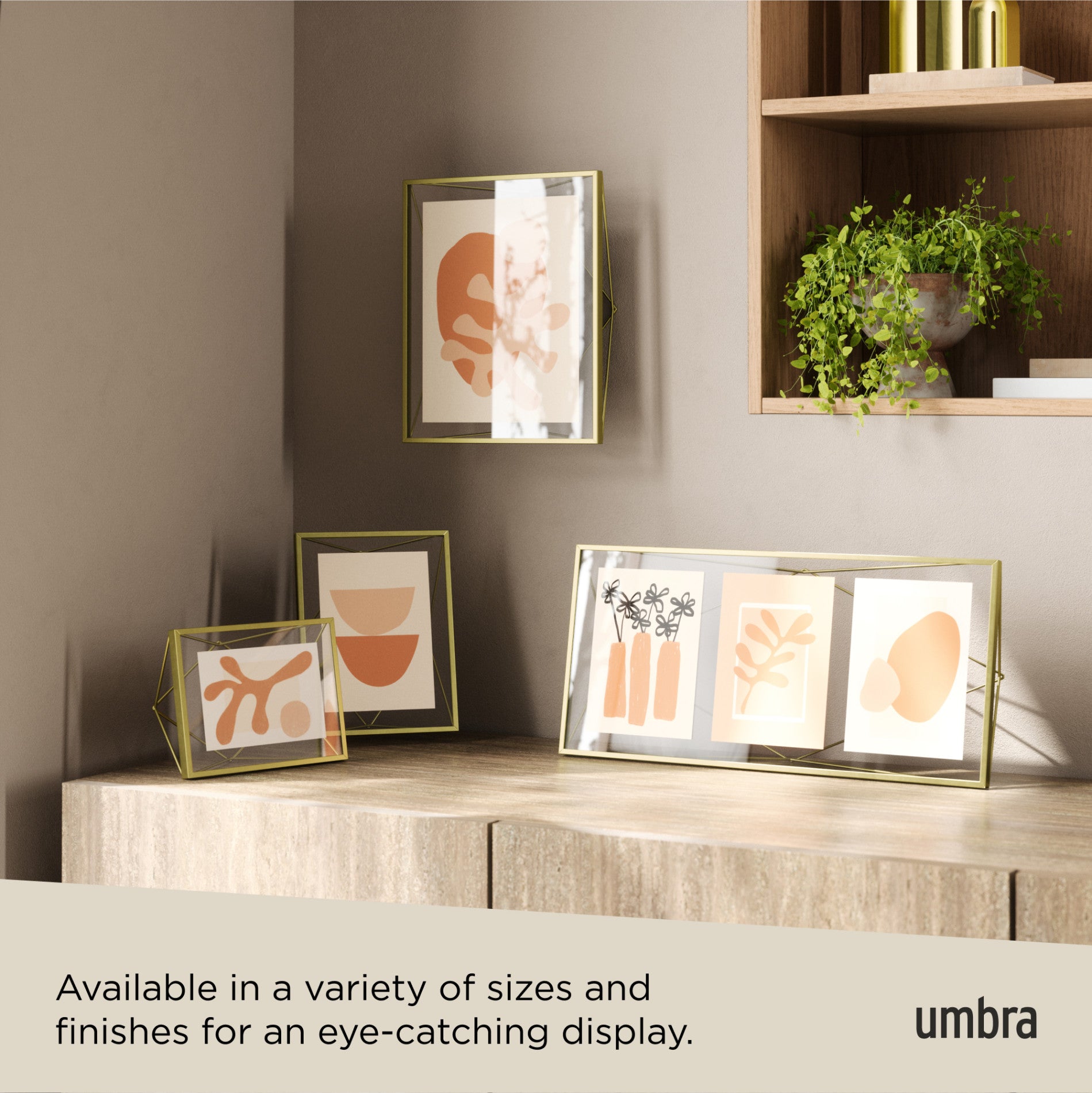 Prisma Picture Frame - Elegant Modern Photo Display for Wall & Tabletop - Perfect for Home Decor, Office, and Gift Giving