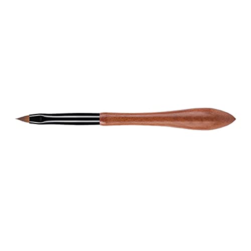 Professional Acrylic Nail Brush for Powder & Crystal Texture - Perfect for Nail Extensions, Painting & Machine Application | Salon & DIY Nail Art Essential