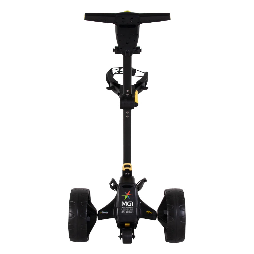 MGI ZIP X1 Electric Golf Caddy - Black | Lightweight & Powerful Remote Control Golf Cart for Easy Course Navigation | Perfect for Golfers & Caddies