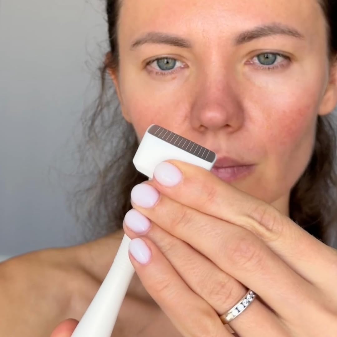 Professional Derma Stamp for Face, Hair & Beard - Microneedling Roller for Skin Rejuvenation & Hair Growth - Perfect for At-Home Skincare & Grooming Routine