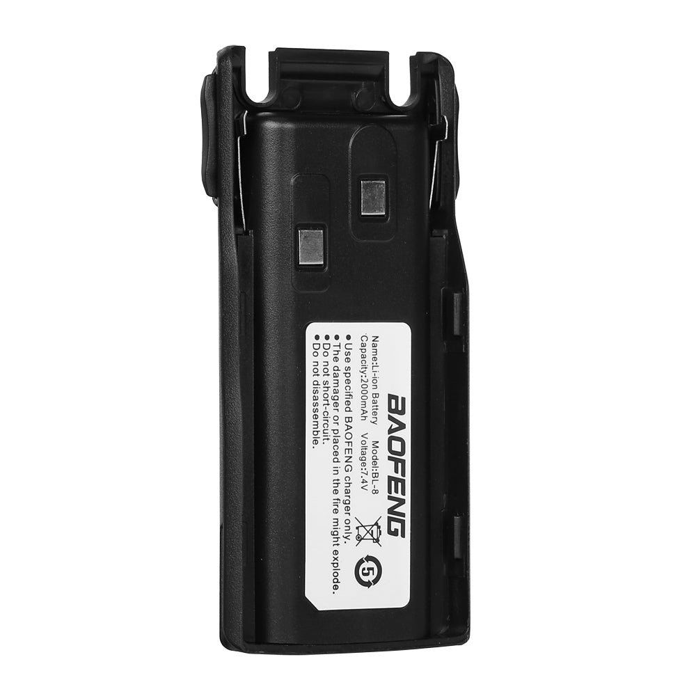 Baofeng 7.4V 2000mAh Li-ion Replacement Battery for UV-82 UV-82L UV-82HP Radios - Long Lasting Power for Ham Radio, Emergency Communication & Outdoor Adventures
