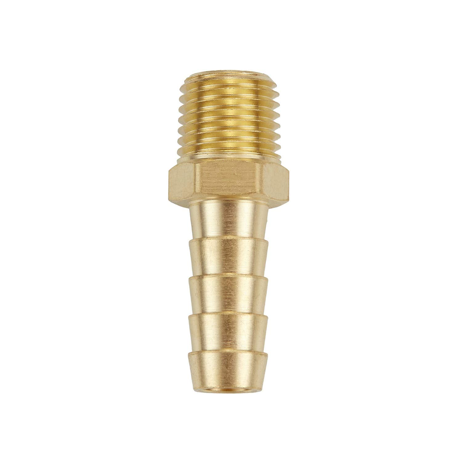12-Piece Solid Brass Pipe Fittings - 1/4