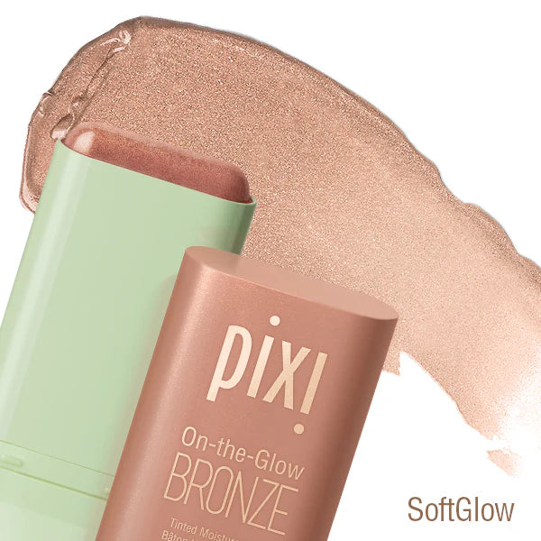 Pixi On the Glow Bronzer Stick - Natural Glow Makeup for Contouring & Highlighting - Perfect for Everyday Wear & Travel