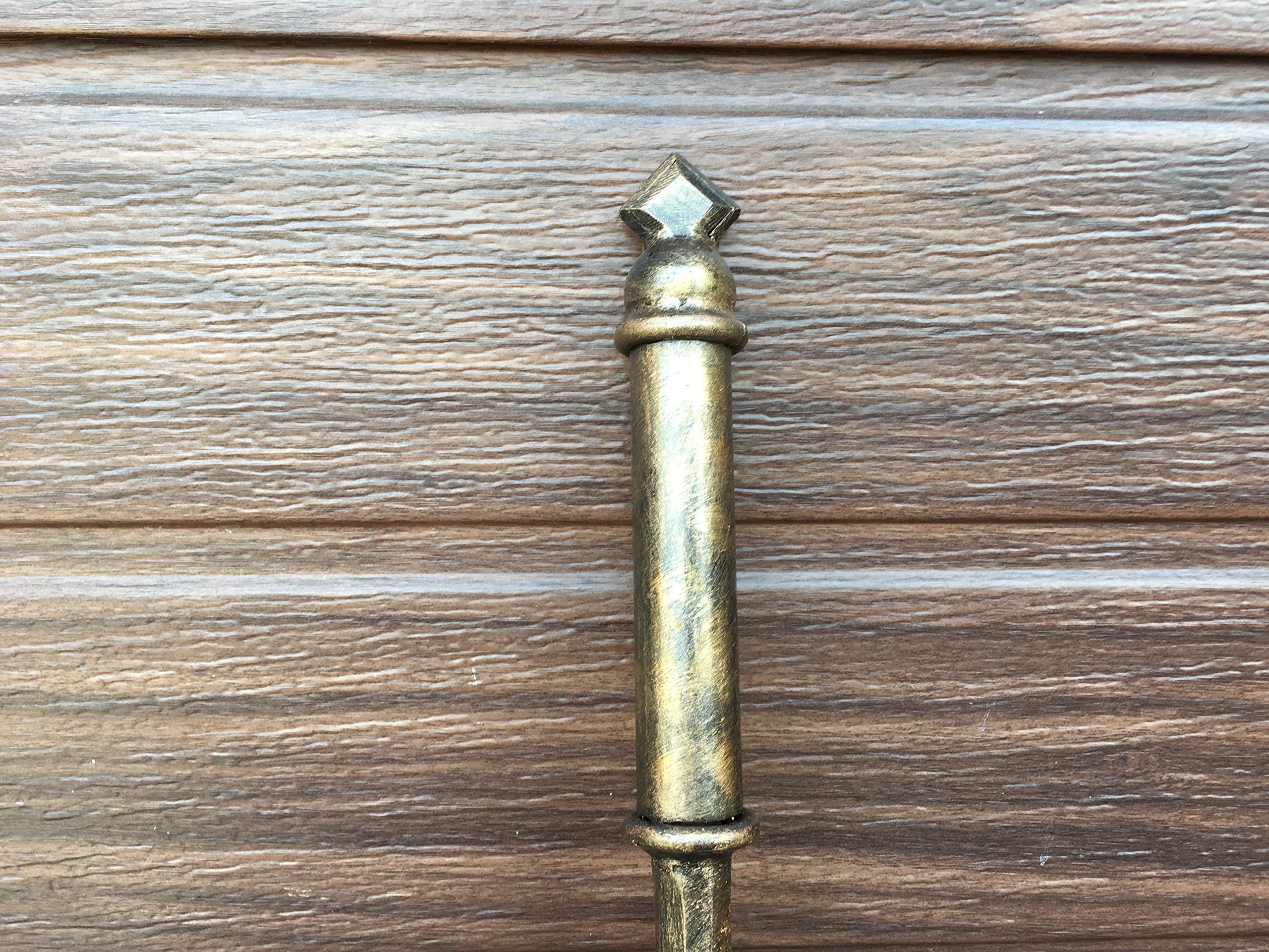 Neptune Trident Prop - Poseidon Cosplay Accessory for Mermaid & Greek Mythology Costumes - Perfect for Halloween, Theater, and Fantasy Decor