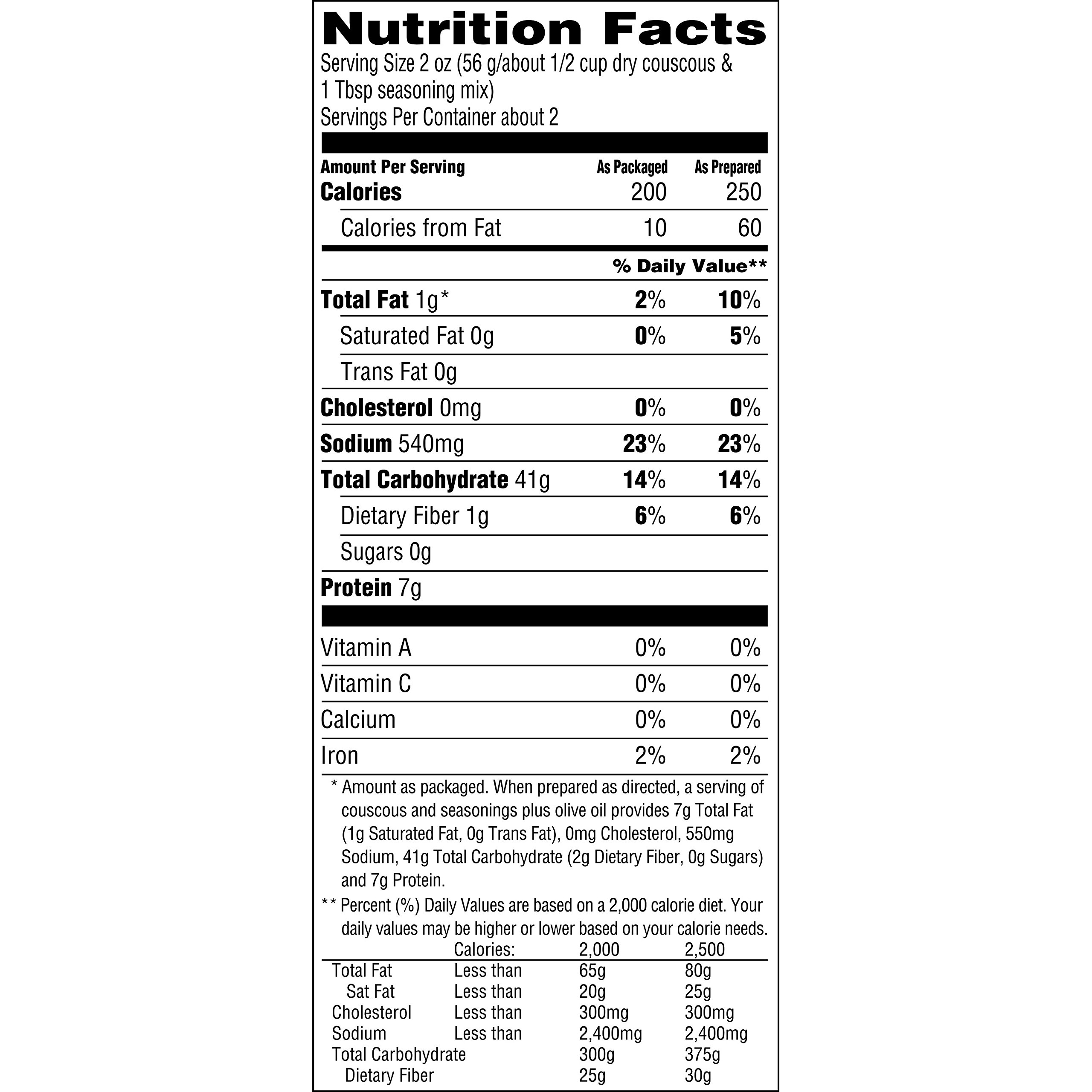 Near East Pearled Couscous, Roasted Garlic & Olive Oil Flavor, 4.7 oz (Pack of 6) - Perfect for Mediterranean Meals, Quick Lunches & Healthy Side Dishes