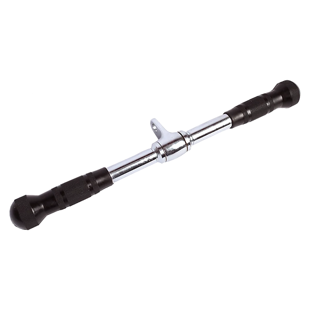 FITLAB Revolving Straight Bar - Adjustable Weightlifting Bar for Home Gym, Strength Training & CrossFit Workouts | Perfect for Deadlifts, Squats & Bench Press