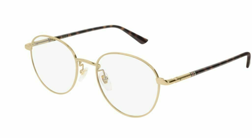 Gucci GG 0392O 003 Gold Havana Eyeglasses for Women & Men - Luxury Designer Sunglasses for Everyday Wear & Fashion Accessories
