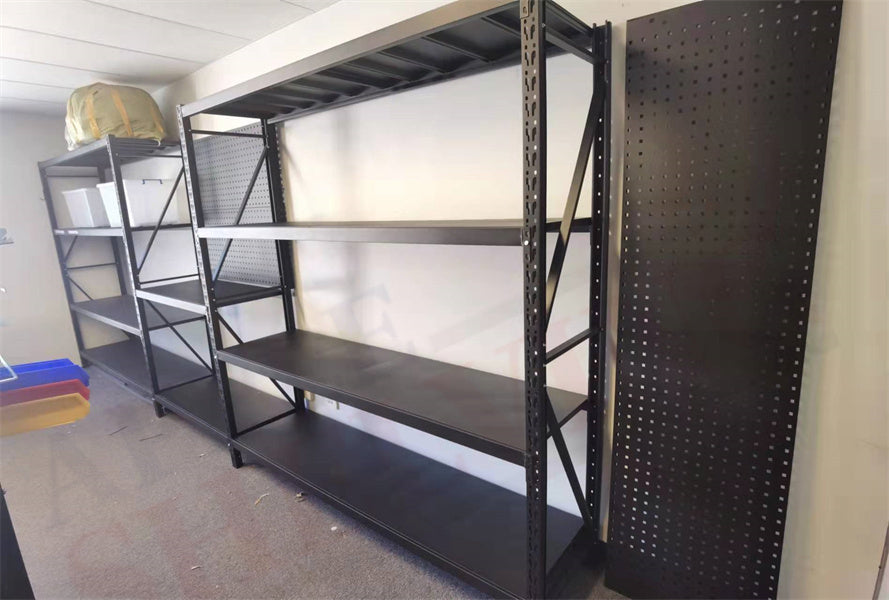 Heavy Duty 6m x 2m x 0.5m 1500KG Capacity Industrial Shelving Workbench with Pegboard - Perfect for Warehouse Storage, Garage Organization & Workshop Tool Display