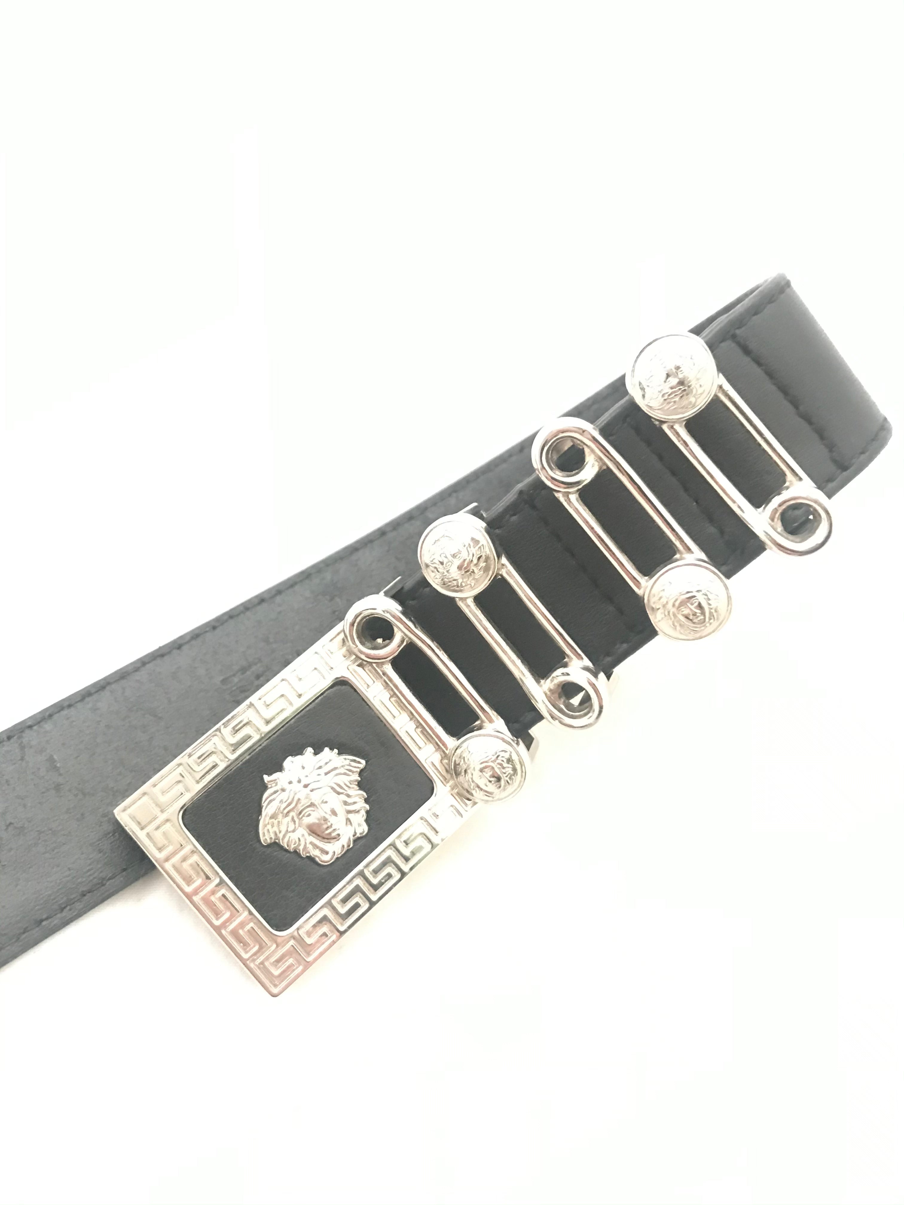 Stainless Steel Safety Pin Belt - Adjustable Waistband for Pants & Skirts | Fashion Accessory for Men & Women | Perfect for DIY Costumes, Tailoring & Emergency Repairs