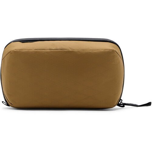 Peak Design Wash Pouch Coyote - Waterproof Travel Toiletry Bag for Men & Women | Compact Organizer for Shampoo, Toothbrush & Cosmetics | Perfect for Camping, Gym & Air Travel