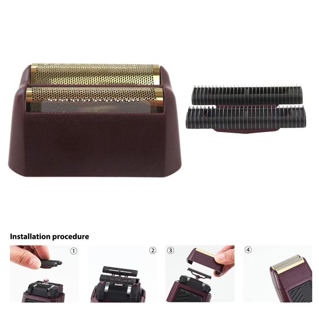 Wahl Professional 5 Star Replacement Foil & Cutter Bar #7043/7031-100 - Super Close Shaving Blades for Wahl Clippers & Trimmers - Perfect for Barbershops & Home Grooming