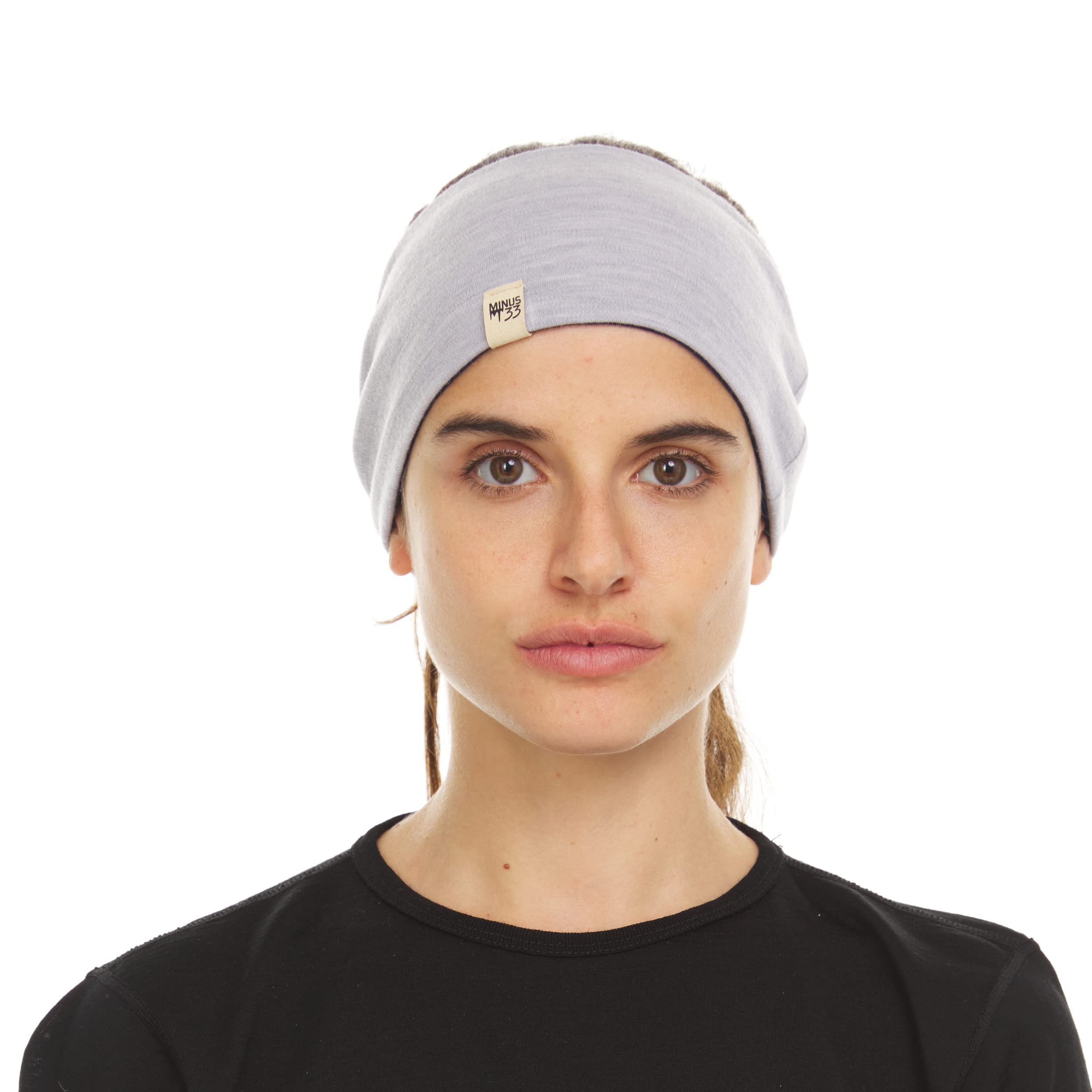 Merino Wool Reversible Headband for Women & Men - Warm Winter Ear Warmer Headband for Running, Hiking, Skiing & Outdoor Activities