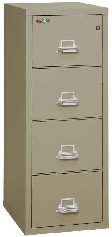 FireKing 4-Drawer Fireproof File Cabinet - Letter Size (25