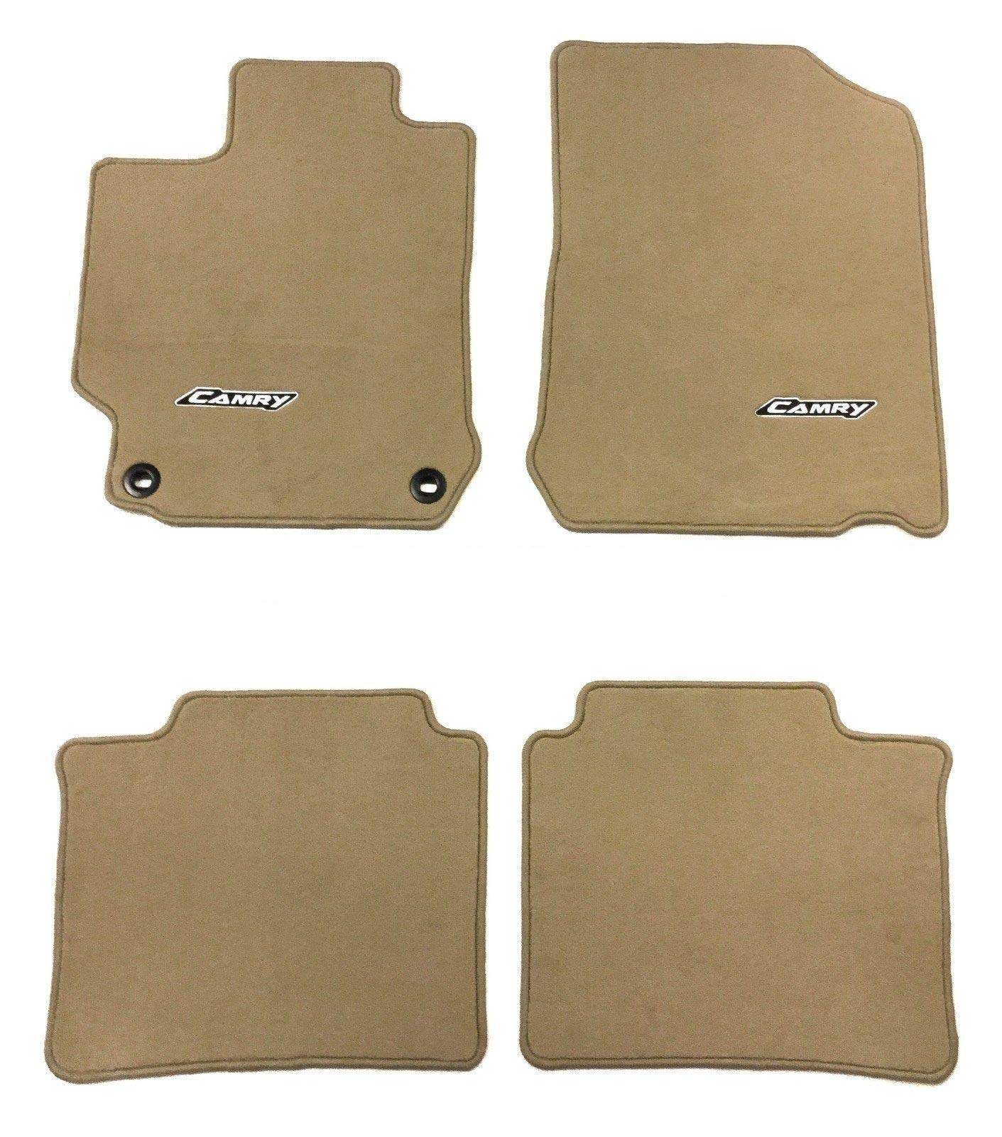Toyota Genuine PT208-03150-50 Flaxen Carpet Floor Mats - Premium All-Weather Protection for Camry, Avalon & More | Perfect for Daily Commute & Road Trips