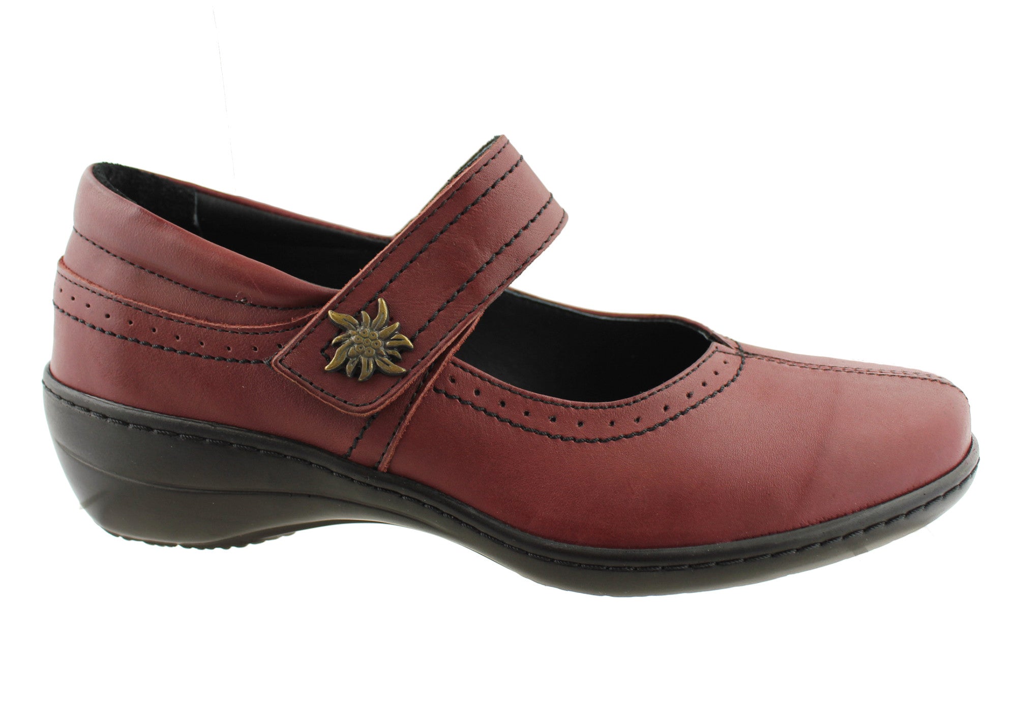 Comfort 961 21 Women's Genuine Leather Mary Jane Shoes - Classic Slip-On Style for Work, Office & Casual Wear