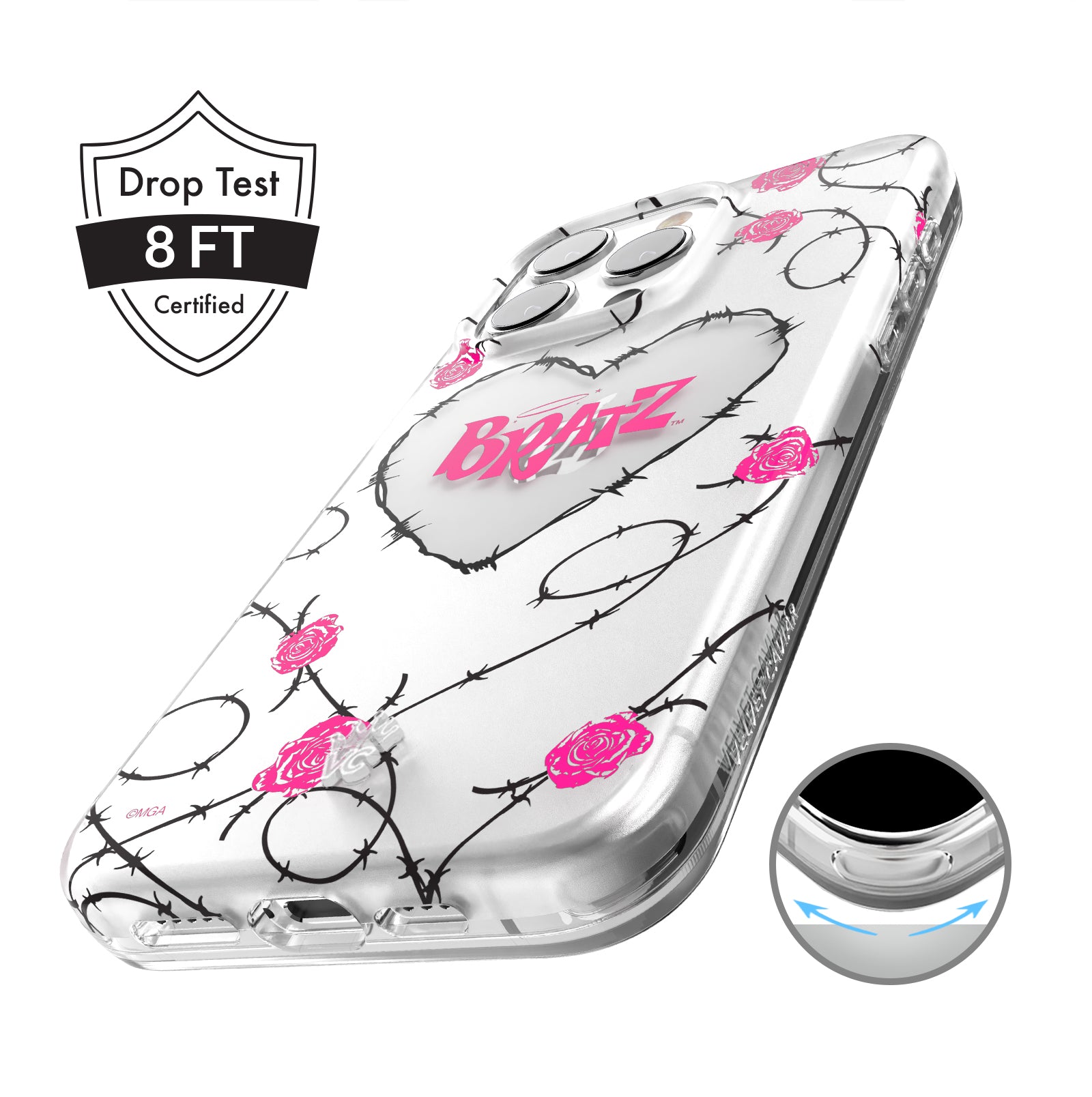 Bratz Barbwire Babe iPhone Case - Stylish Protective Phone Cover for Bratz Fans - Perfect for School, Work, and Everyday Use