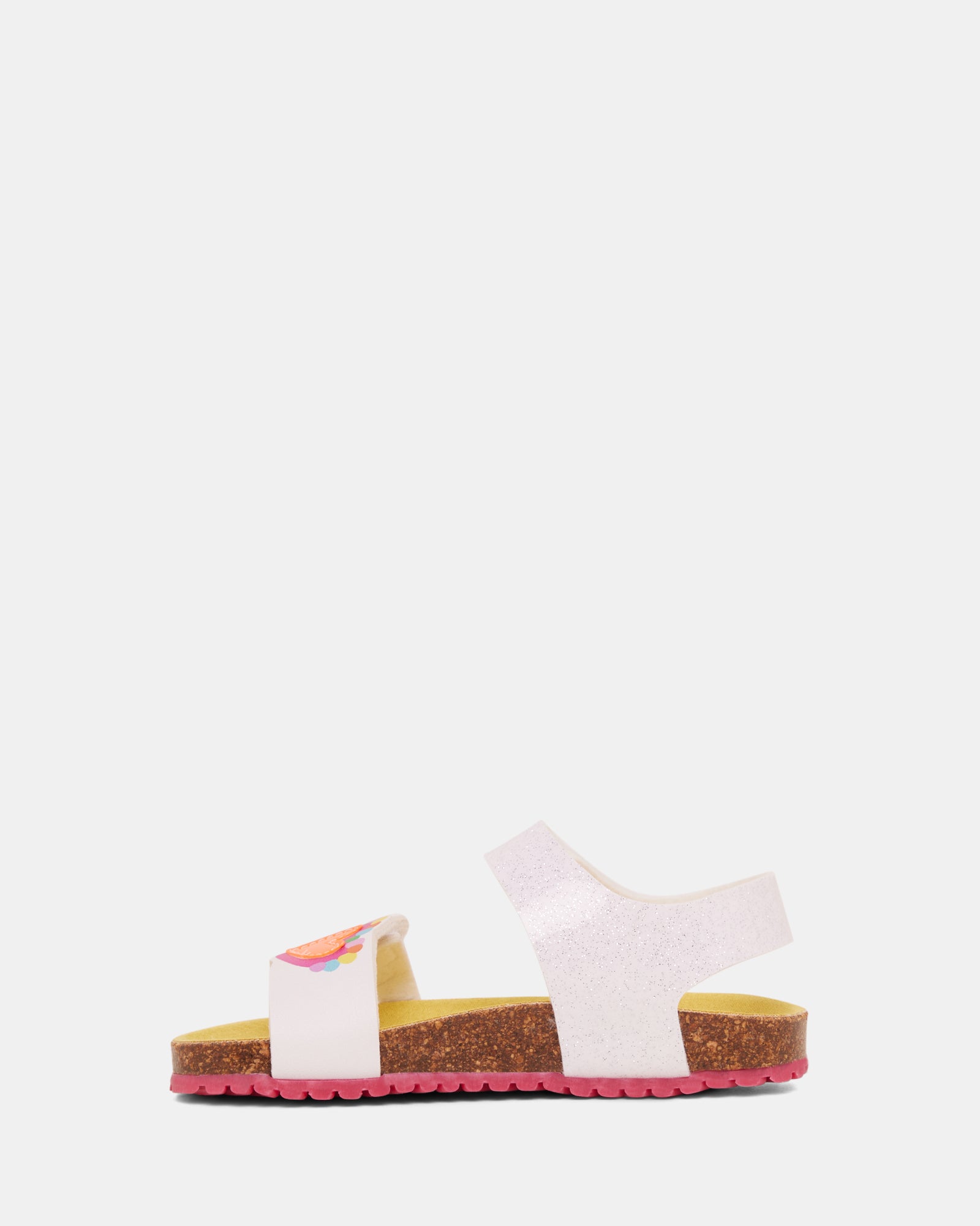 Bio Agatha Sandal 232961 - Infant Baby Girls' White & Pink Leather Sandals for Summer, Comfortable First Walking Shoes for Toddlers - Perfect for Beach, Park, and Outdoor Play
