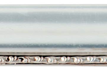 Silver Leaf With Brown Antique