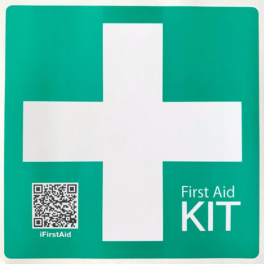 Compliant Vehicle First Aid Sticker - Emergency Medical Information Decal for Cars, Trucks & RVs - Meets US Safety Standards (Use in Accidents or Medical Emergencies)