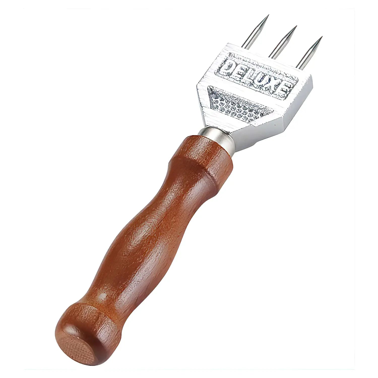 Premium EBM Stainless Steel 3-Prong Ice Pick - Heavy Duty Bar Tool for Breaking Ice Cubes, Perfect for Bartending, Home Cocktails & Kitchen Use