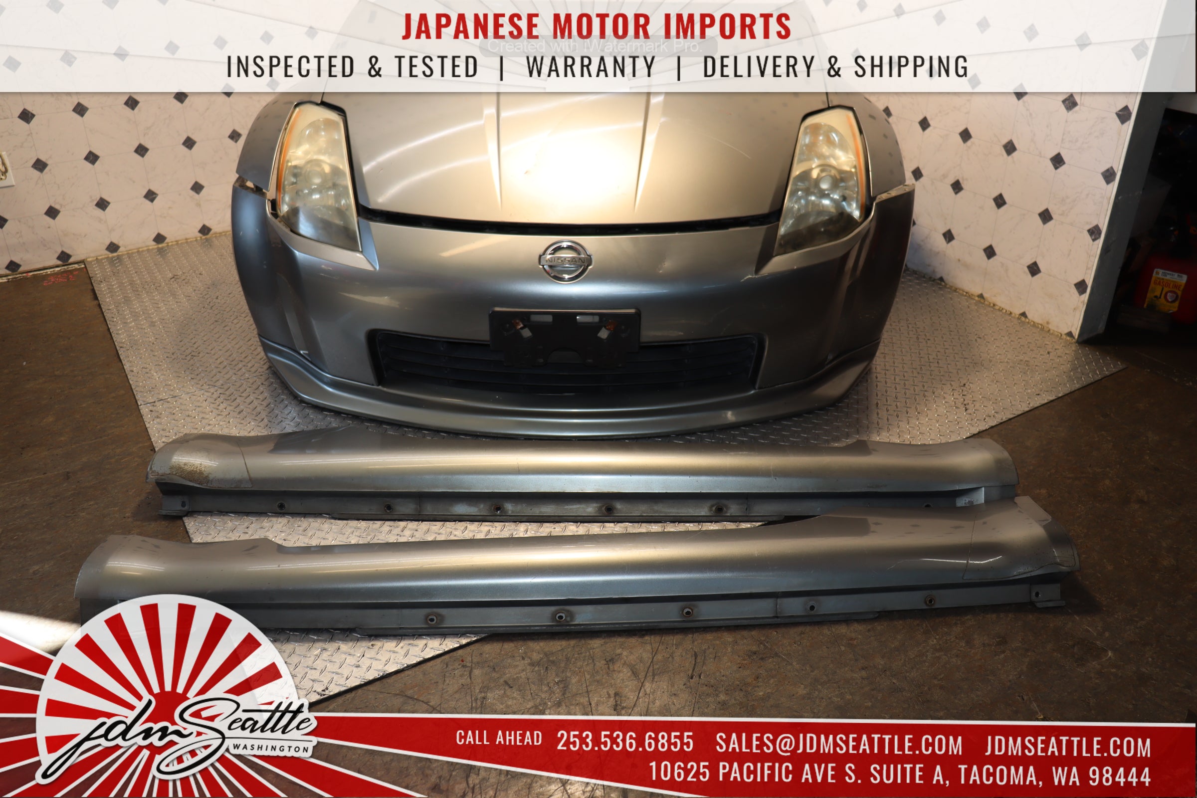 JDM 03-05 Nissan 350Z Z33 Front End Conversion Nose Cut Clip - Upgrade Your Nissan 350Z Front Bumper for a Sleek JDM Look | Perfect for Car Enthusiasts & Custom Builds