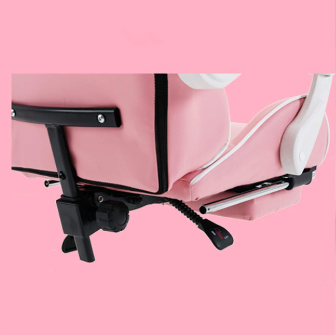 Ergonomic Gaming Chair with Footrest & Lifting Handrail - PU Leather Office Desk Chair, Swivel Recliner with Rolling Wheels (3 Colors) - Perfect for PC Gaming, Home Office & Workstation Setup
