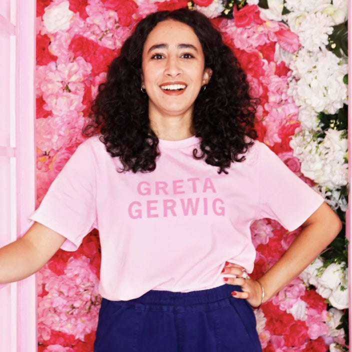 Greta Gerwig Pink Edition T-Shirt for Girls - Vintage Inspired Movie Tee | Perfect for Casual Wear, Movie Nights & Barbie Fans