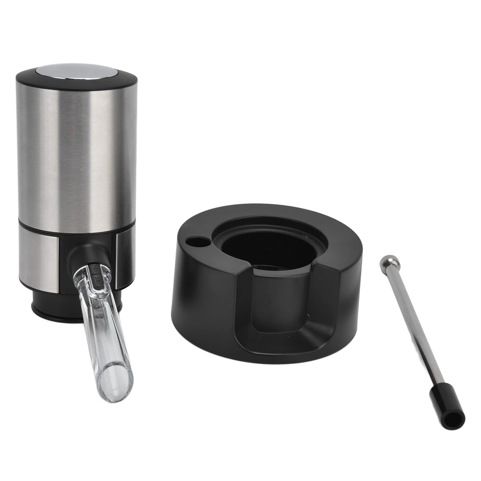 Electric Wine Aerator & Dispenser - Battery Powered Stainless Steel Smart Wine Pourer for Red & White Wine | Perfect for Home, Restaurant & Kitchen Use | Enhances Wine Aroma & Flavor for Better Tasting Experience