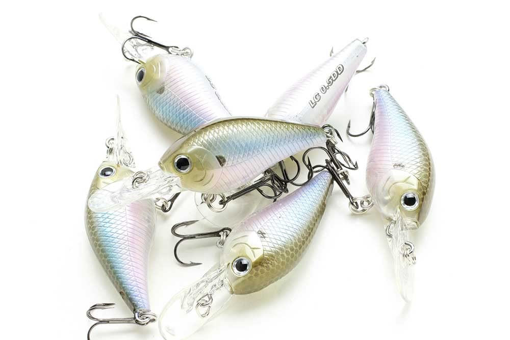 Lucky Craft LC 0.5DD Freshwater Bass Fishing Lure - Deep Diving Crankbait for Smallmouth & Walleye - Floating Tournament-Grade Bait with Perfect Wobble Action - Ideal for Bass Fishing Tournaments and Freshwater Angling