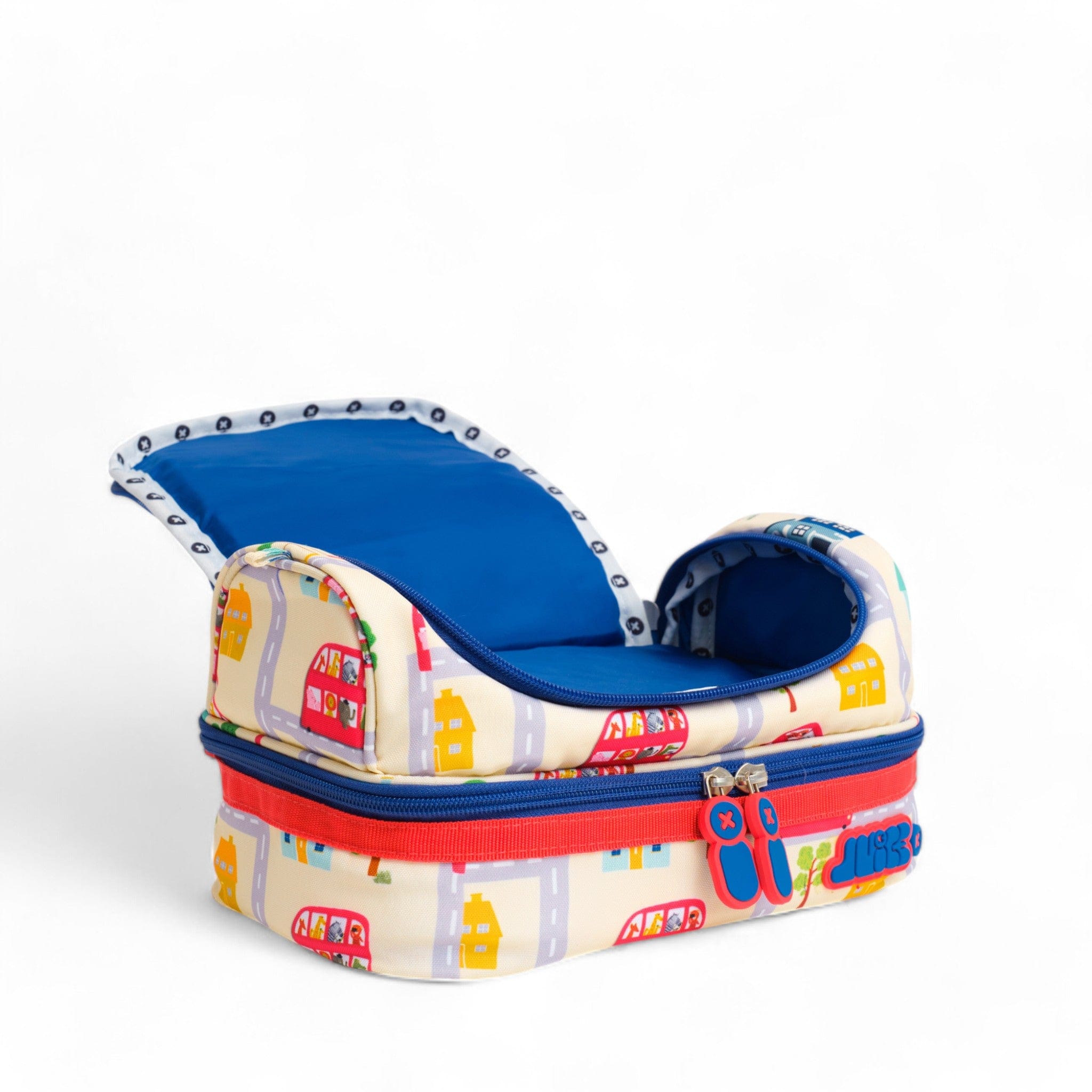 Wheel on the Bus Insulated Lunch Box for Kids - Fun School Lunch Bag with Cool Bus Design - Perfect for Preschool, Daycare & Picnics