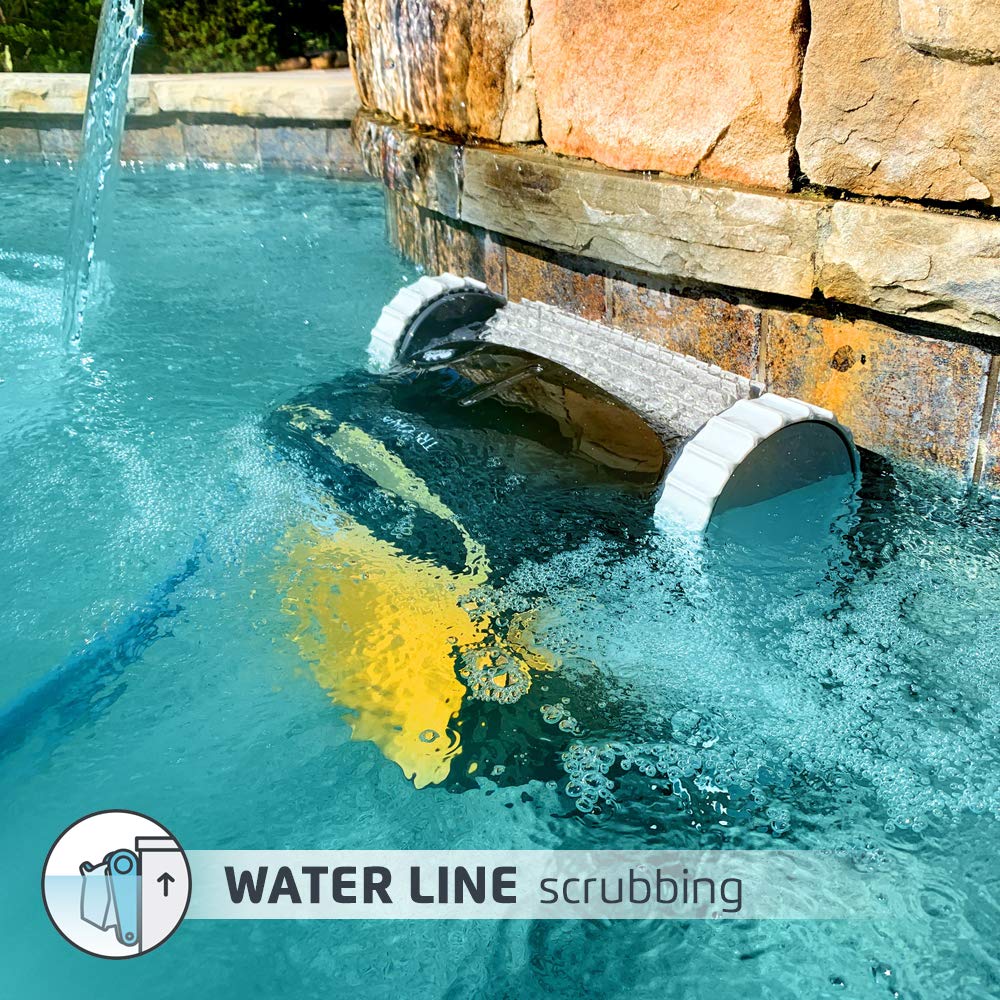 Dolphin Triton PS Robotic Pool Cleaner with Powerstream Technology - Upgraded Swivel & Caddy Included | Automatic In-Ground Pool Vacuum for Efficient Cleaning | Perfect for Home, Resort & Commercial Pools