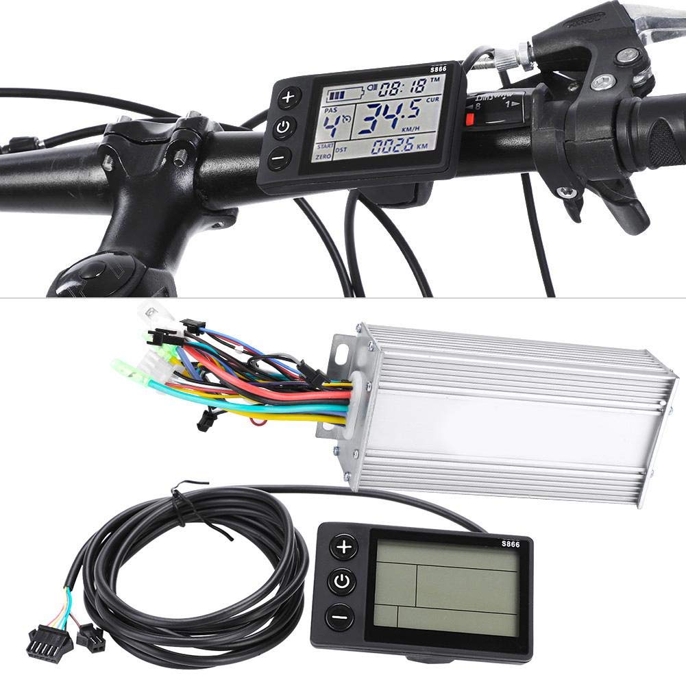 48V 1000W Brushless E-Bike Controller Kit with Waterproof LCD Display for Electric Bicycles & Scooters