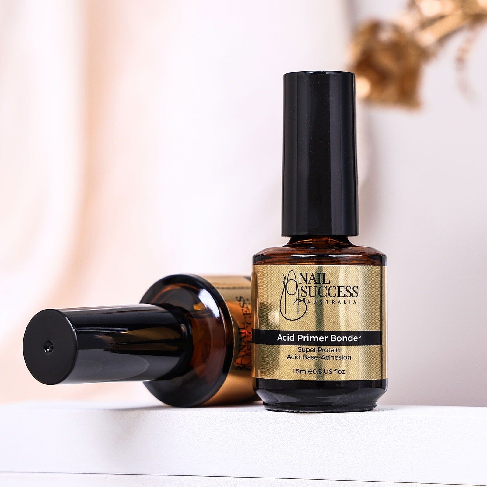 Acid Primer Bonder Super Protein Adhesion - Professional Nail Prep for Stronger Manicures | Perfect for Gel, Acrylic & Dip Powder Nail Extensions