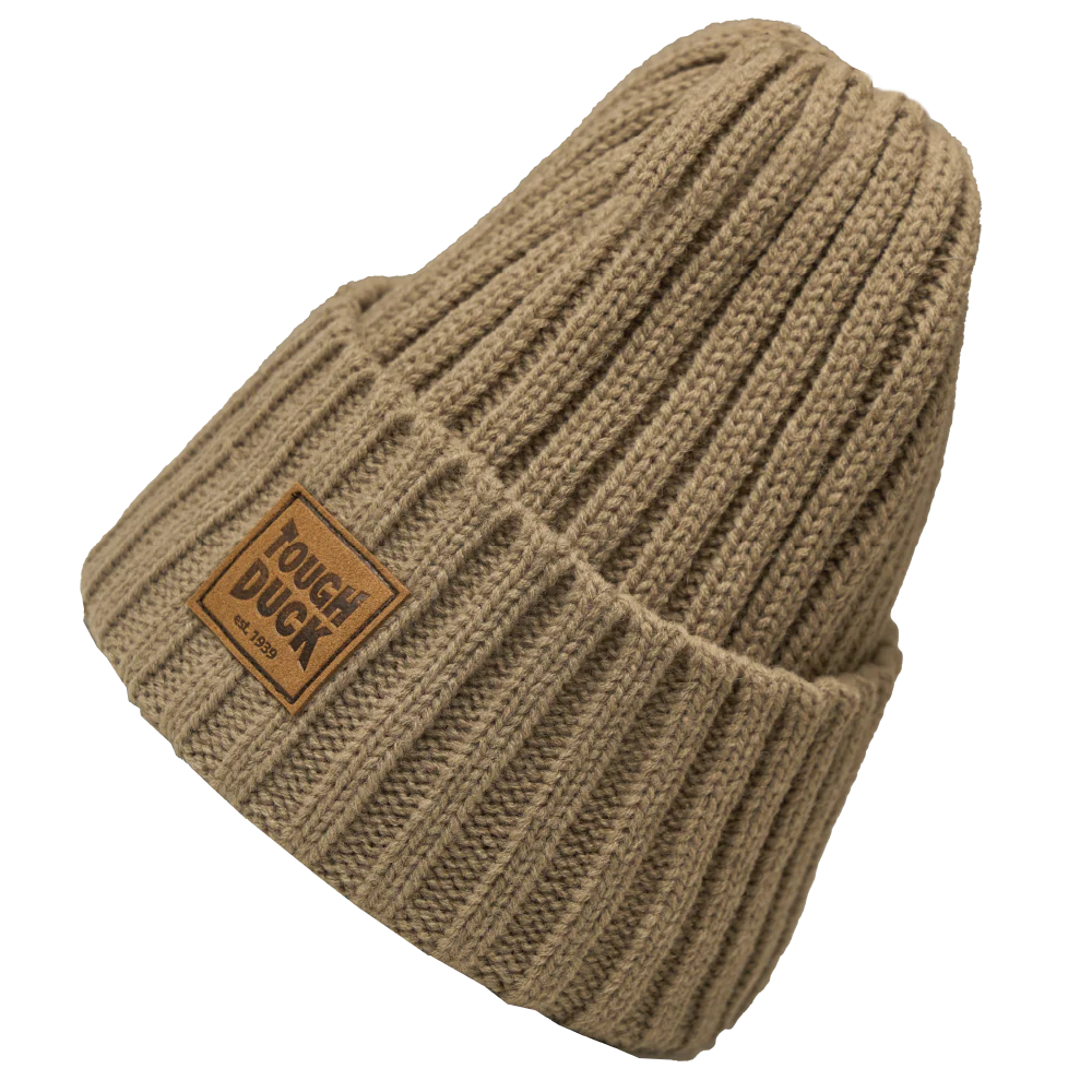 Tough Duck WA54 Ribbed Wool Watch Cap - Warm Winter Beanie for Men & Women - Perfect for Outdoor Activities, Skiing, and Cold Weather