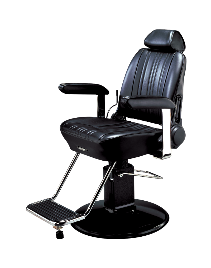 Professional Sportsman Barber Chair - Heavy Duty Salon & Home Haircut Styling Chair for Men's Grooming, Barber Shop & Home Use
