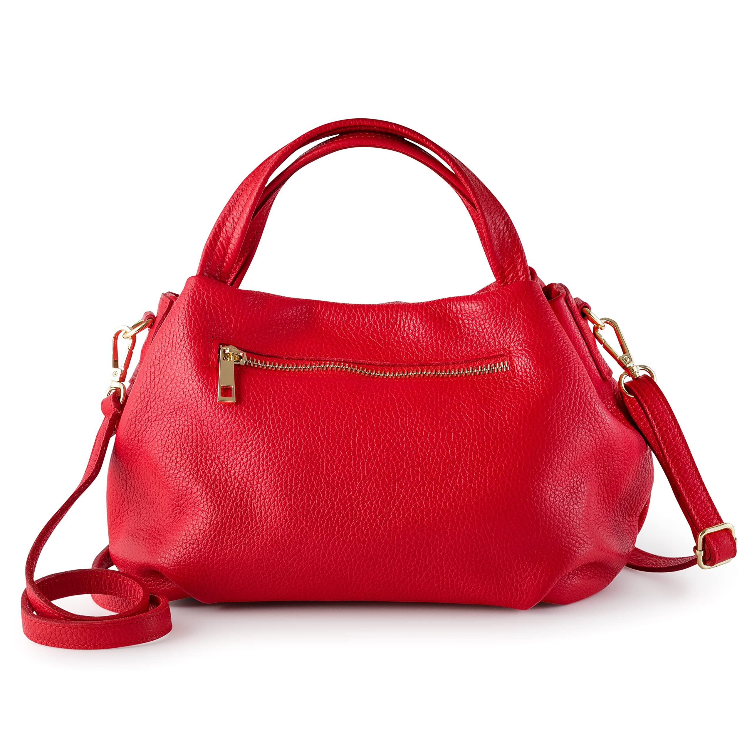 Baroncelli Genuine Italian Leather Purse for Women - Soft Medium Shoulder Crossbody Bag Handmade in Italy | Perfect for Work, Travel & Everyday Use