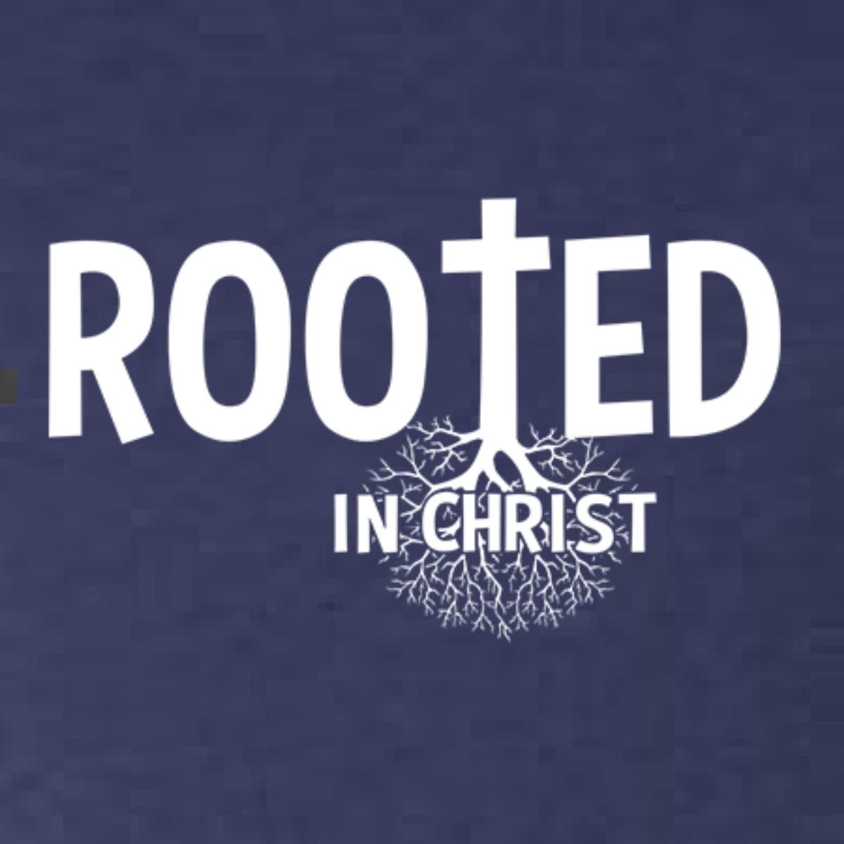Rooted in Christ Christian Men's Premium Tri-Blend T-Shirt - Inspirational Faith Apparel for Church, Bible Study & Daily Wear