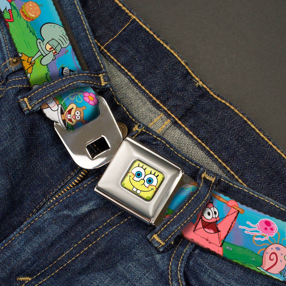Buckle-Down SpongeBob & Friends Seatbelt Belt - 1.0