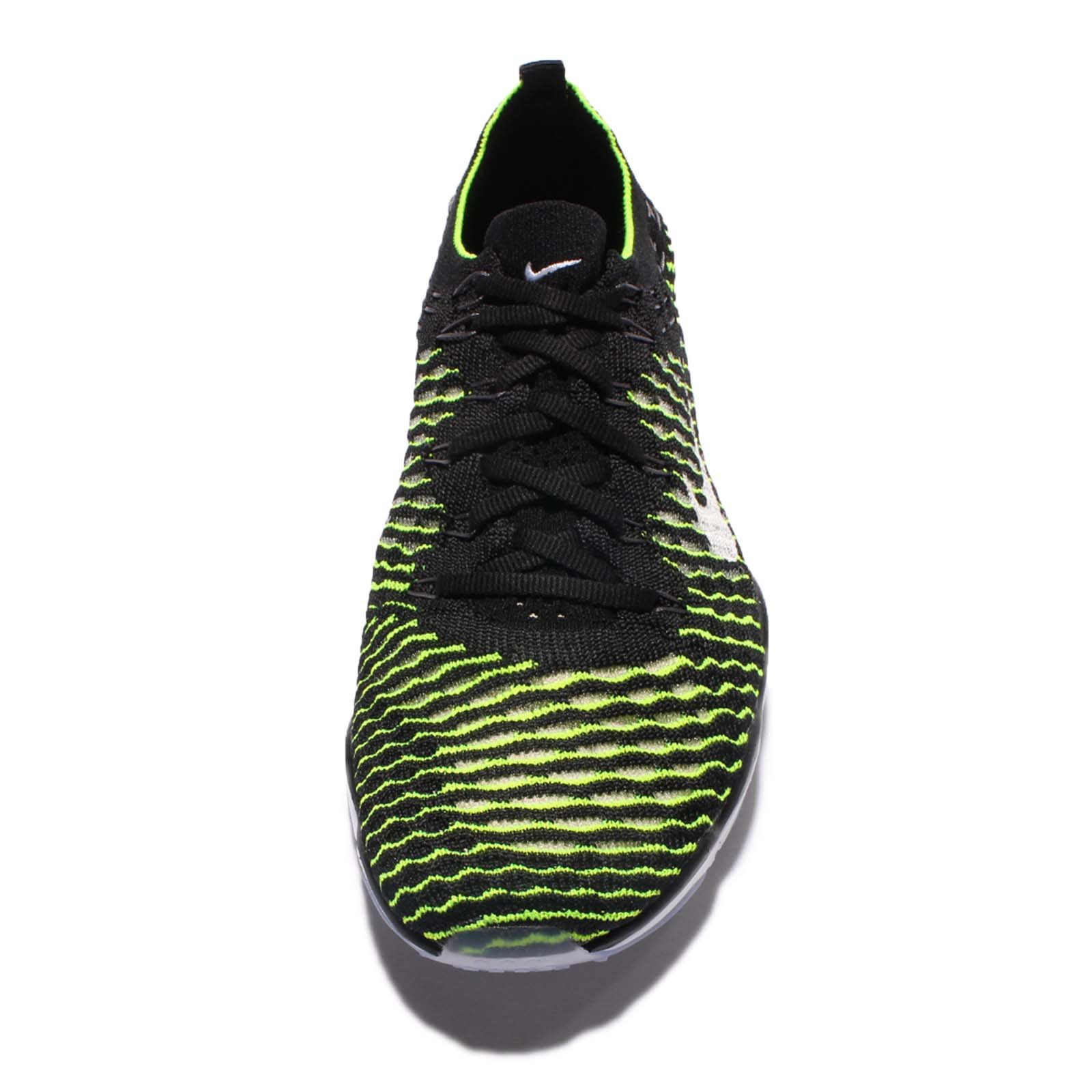 Nike Women's Air Zoom Fearless Flyknit Running Shoes - Black/White/Volt - Size 7.5 US - Lightweight & Breathable for Training, Gym Workouts & Daily Running