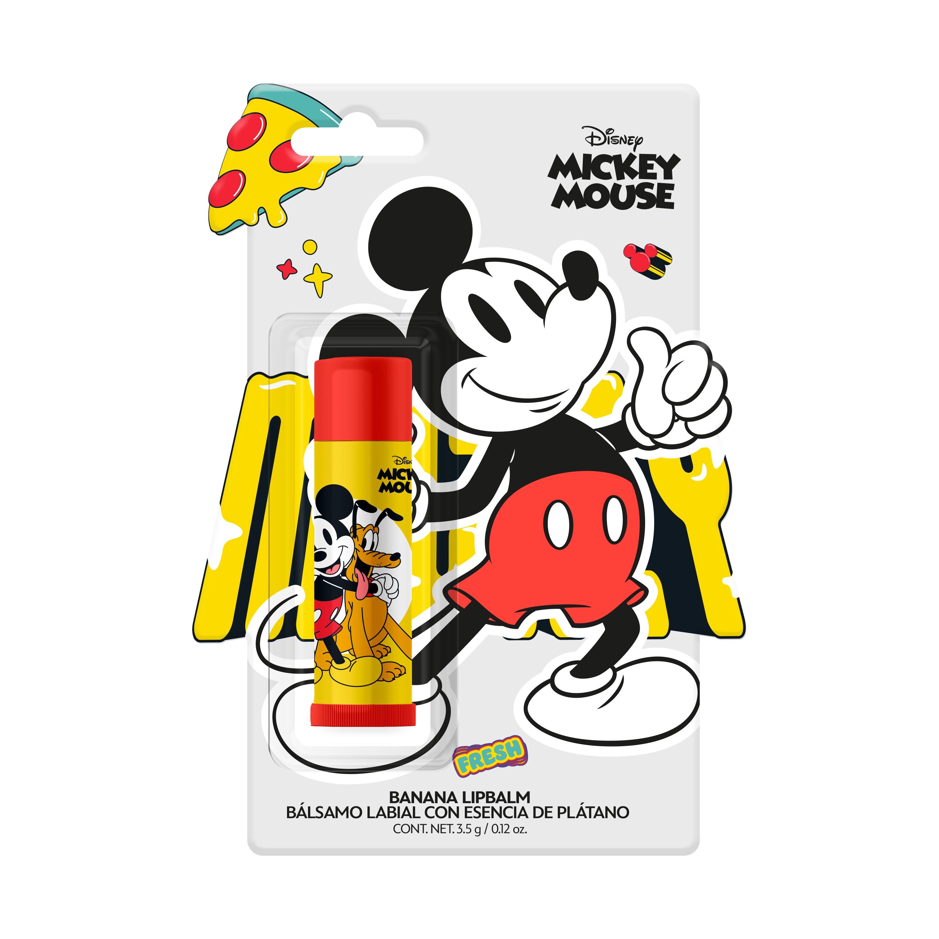 Disney Mickey Mouse Lip Balm - Moisturizing & Hydrating Lip Care for Dry Lips - Perfect for Winter, Travel, and Everyday Use