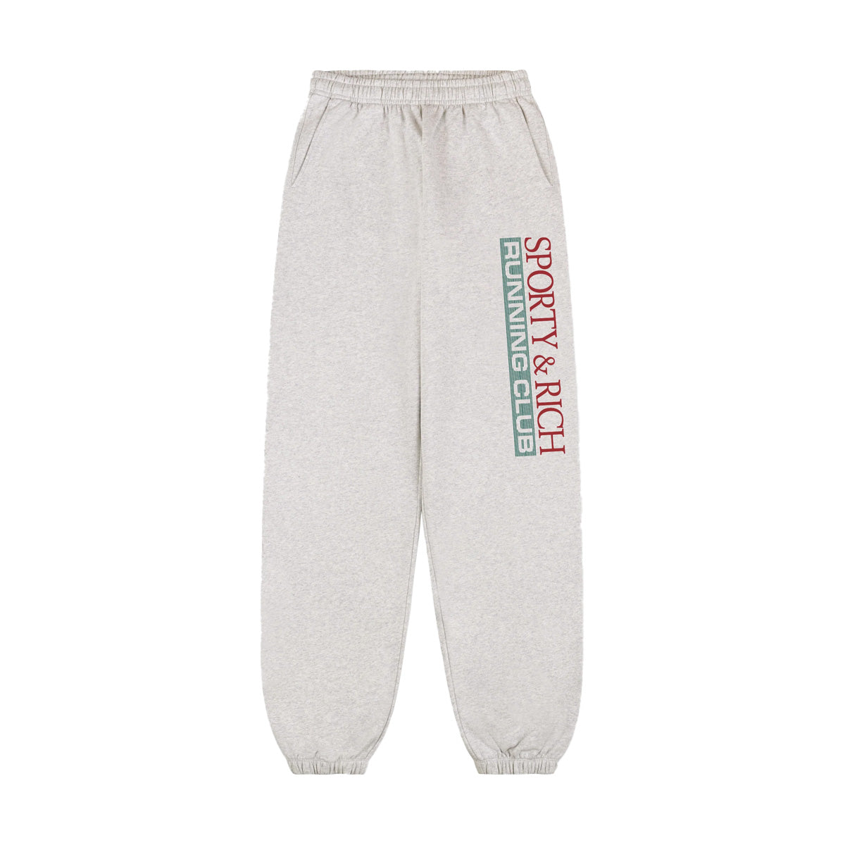 Finish Line Sweatpants for Men & Women - Soft Heather Grey Joggers with Pockets - Comfortable Lounge Pants for Running, Yoga, and Casual Wear