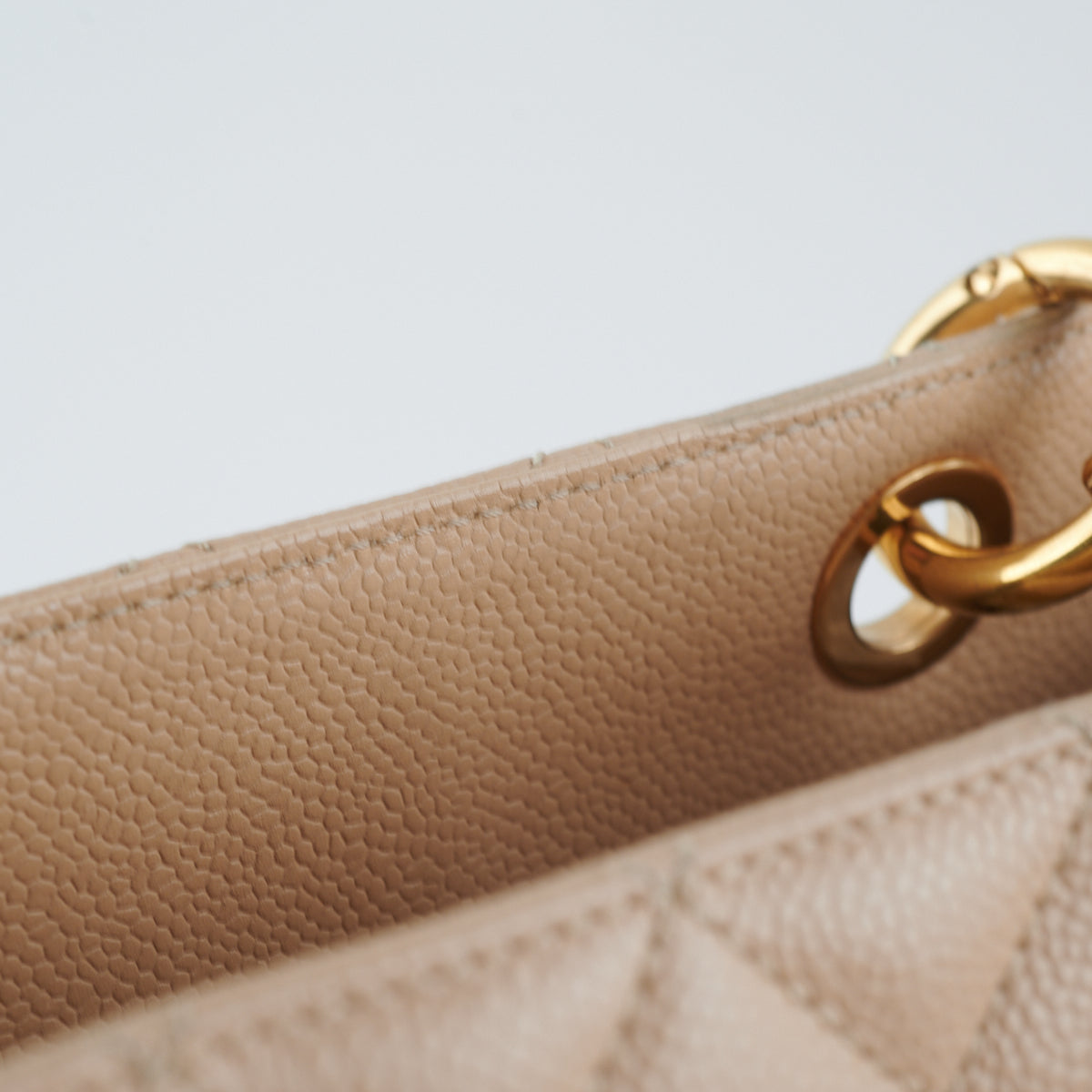 Chanel Caviar Leather Grand Shopping Tote GST Handbag in Beige - Luxury Designer Tote for Women, Perfect for Work, Travel & Everyday Use