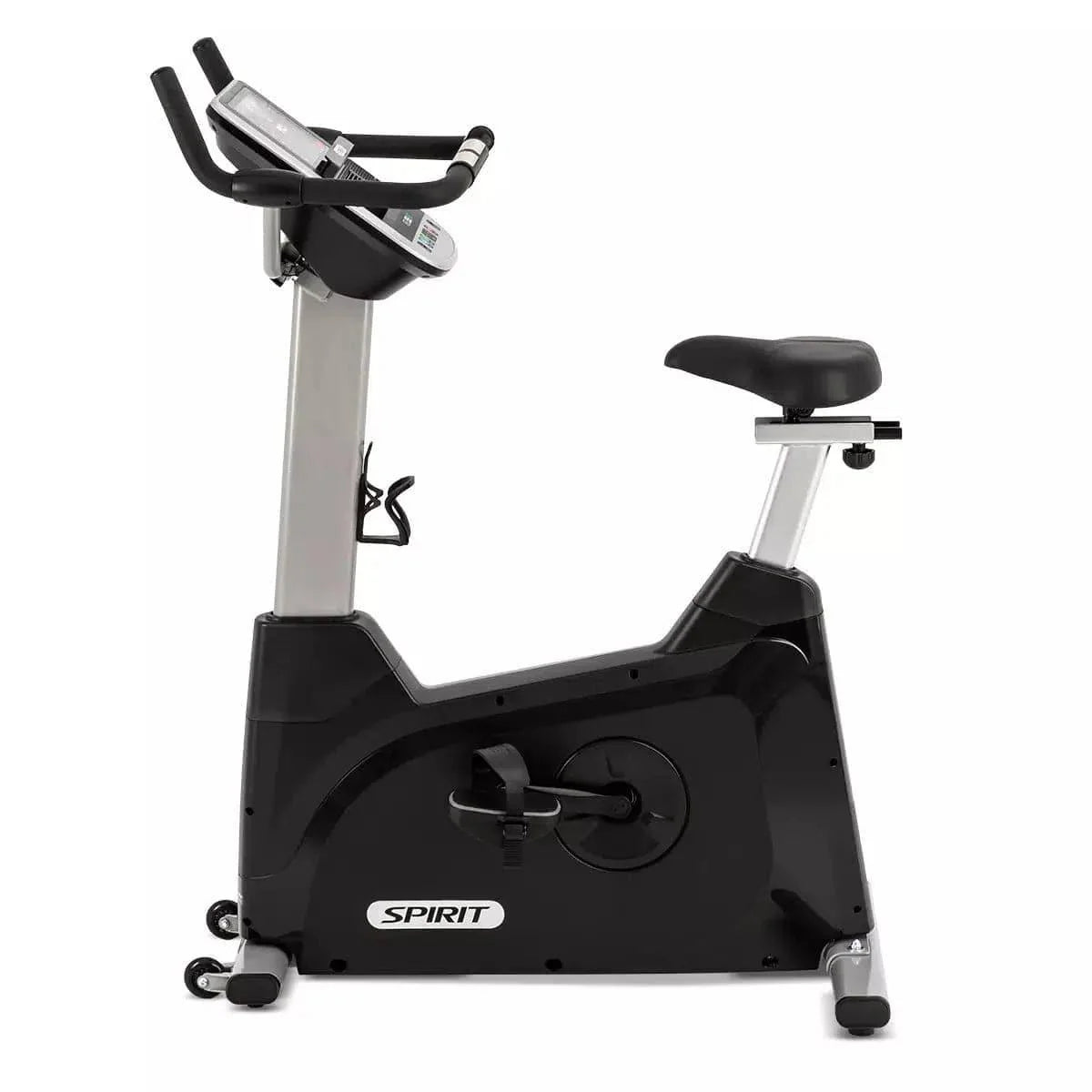 Spirit Fitness XBU55ENT Upright Exercise Bike for Home Gym - Cardio Workout Equipment for Weight Loss & Fitness Training