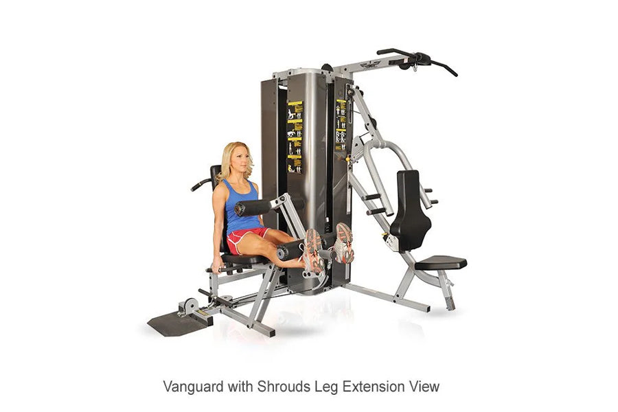 Inflight Vanguard 2 Stack Multi Gym - Professional Strength Training Equipment for Home & Commercial Use | Perfect for Full-Body Workouts, Weight Lifting & Fitness Training